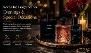 Keep One Fragrance for Evenings and Special Occasions