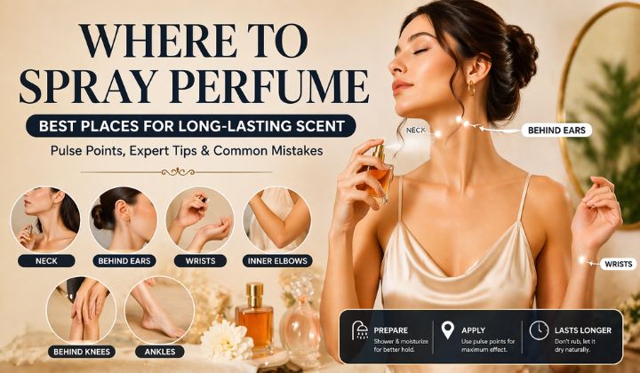 Where to Spray Perfume for Long Lasting Scent