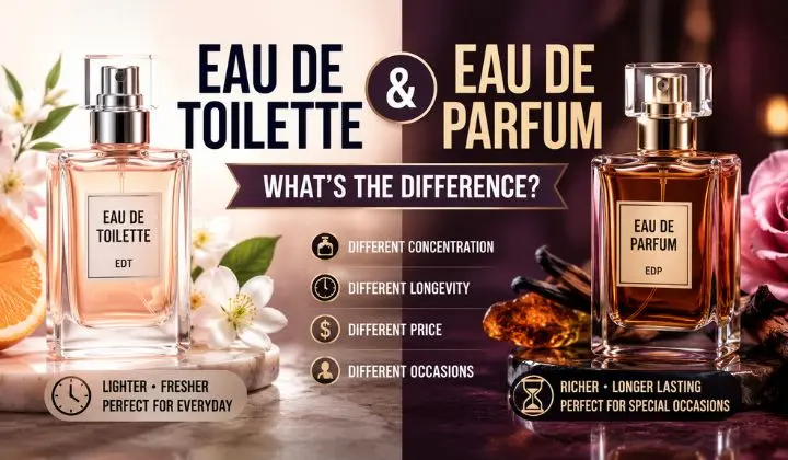 Difference Between Eau de Toilette and Eau de Parfum