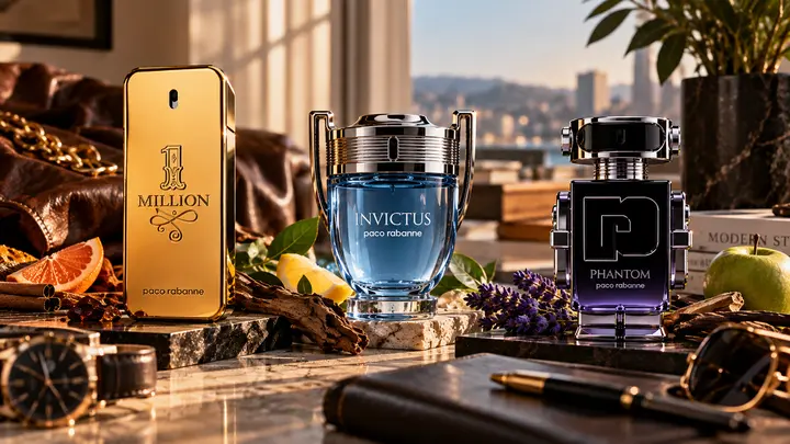 Paco Rabanne Perfume: 1 Million vs Invictus vs Phantom